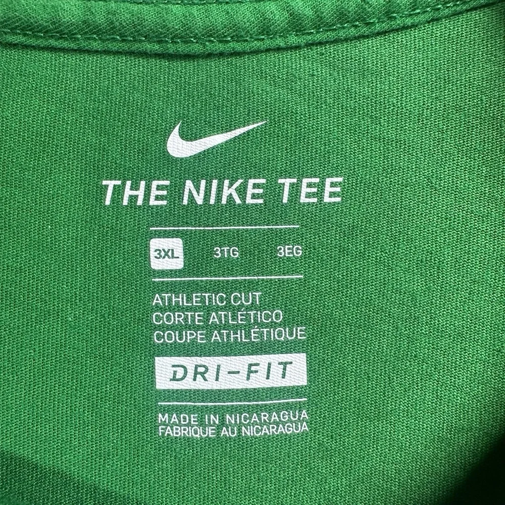 Nike Just Do It T-Shirt Mens 3XL Green Graphic Tee Short Sleeve‎ Athletic Casual